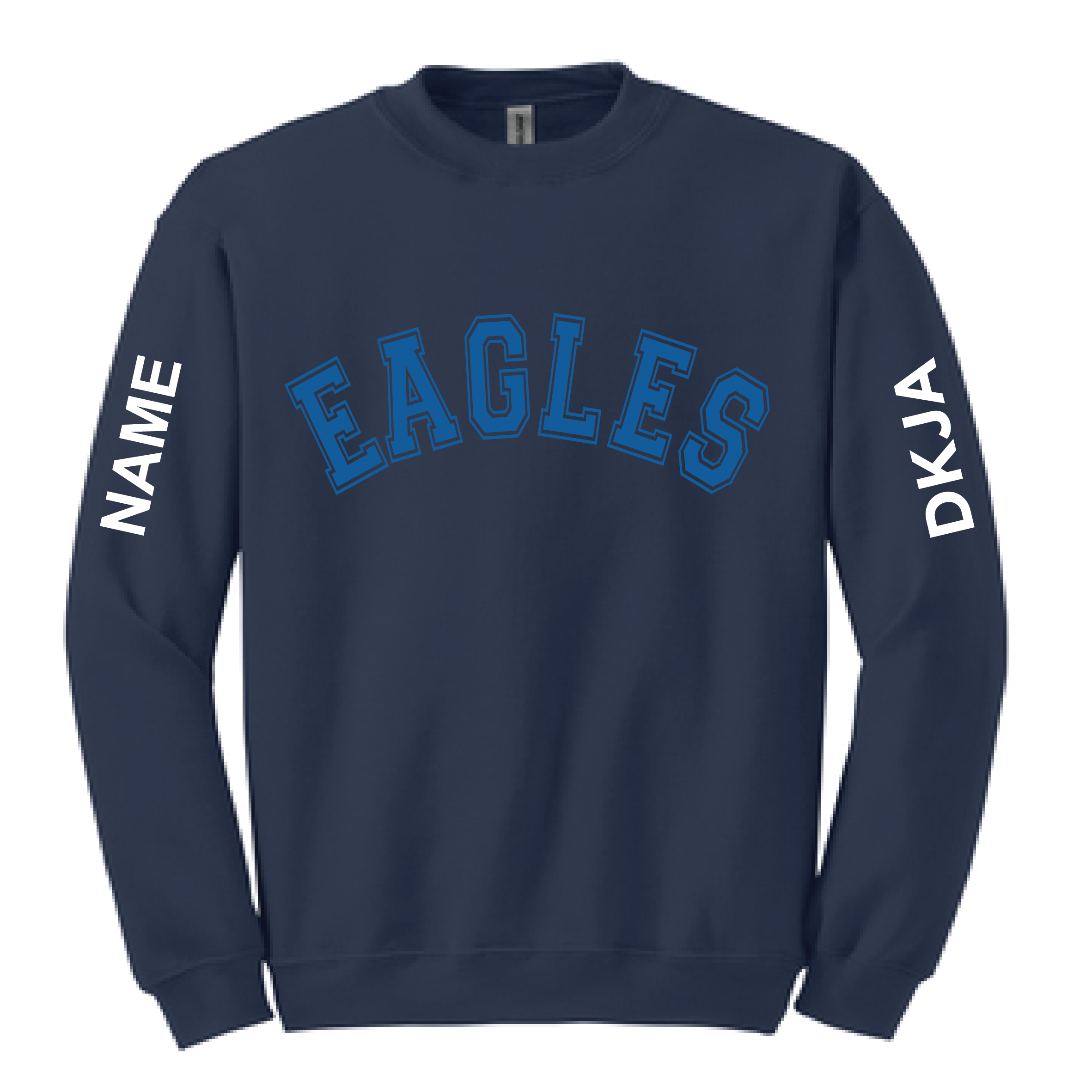 Customizable Eagles Crewneck – Navy