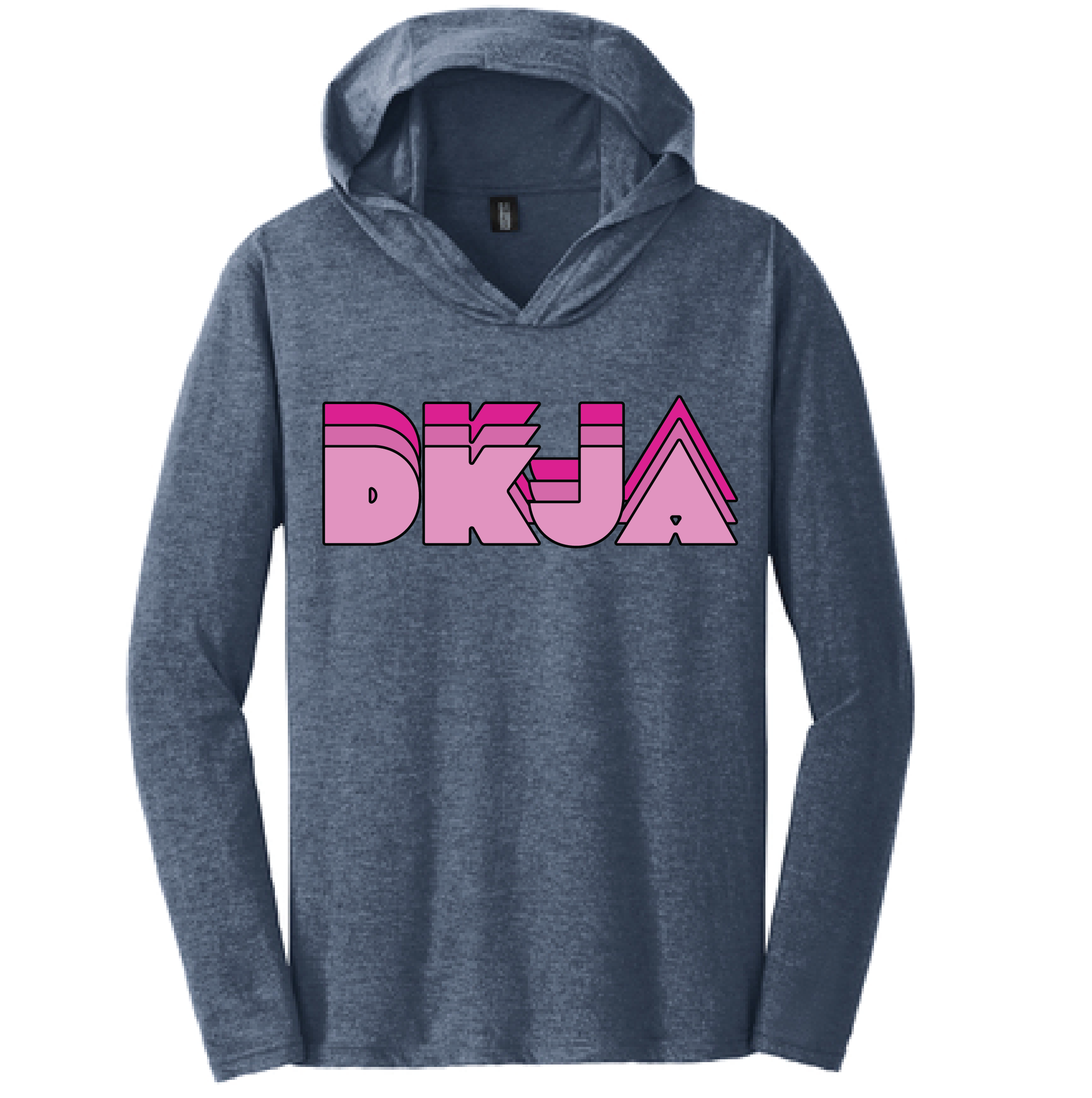 DKJA Long Sleeve Hoodie Tee – Navy Frost