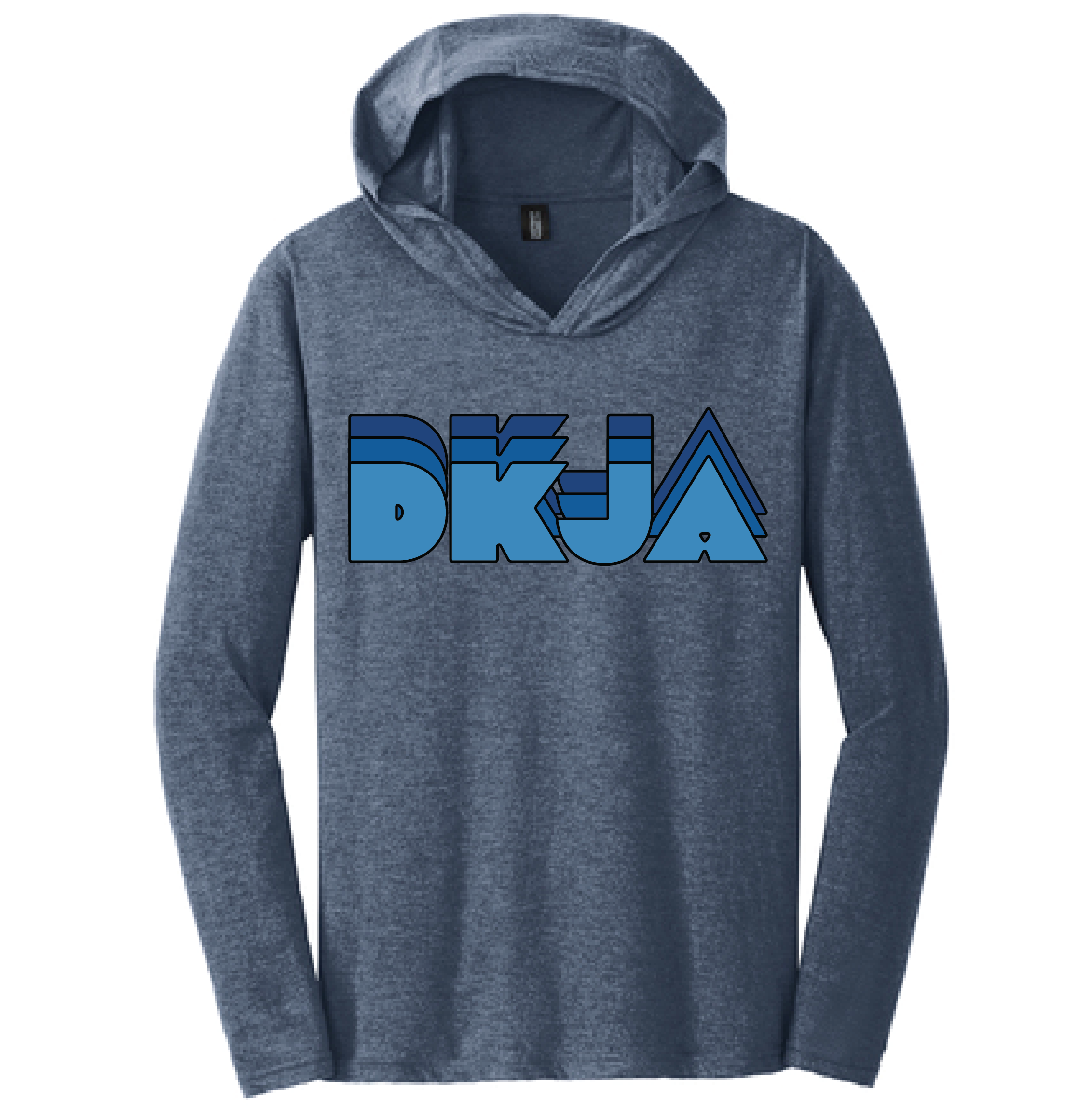 DKJA Long Sleeve Hoodie Tee – Navy Frost