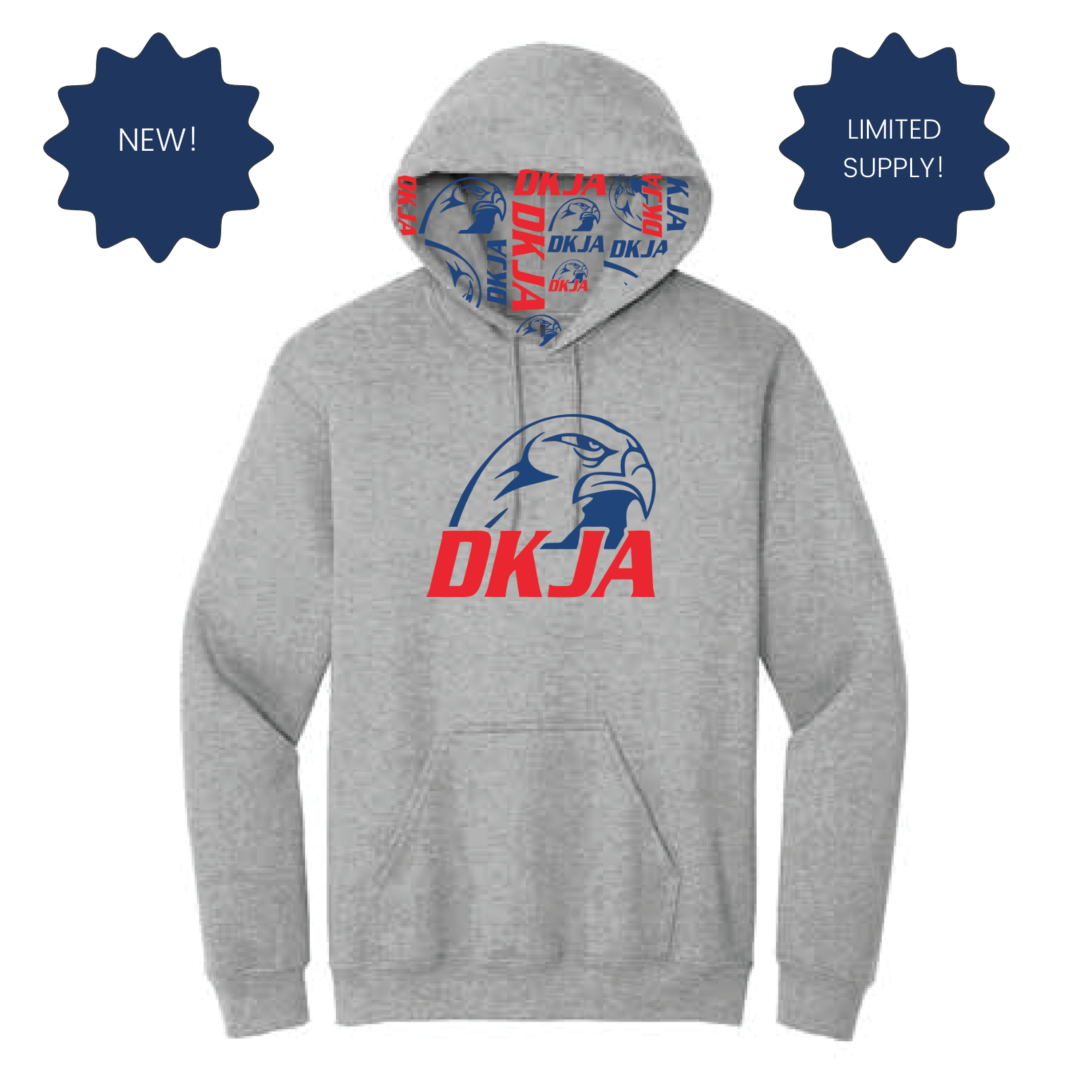 DKJA Pullover Hoodie – Grey