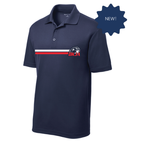 Youth DKJA Mesh Polo – Navy