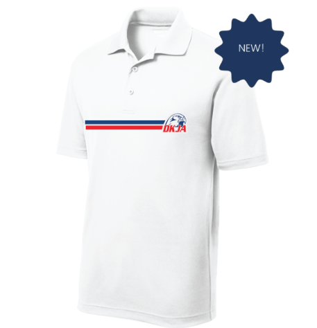 Youth DKJA Mesh Polo – White