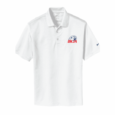 DKJA Nike Dri-Fit Polo WHITE