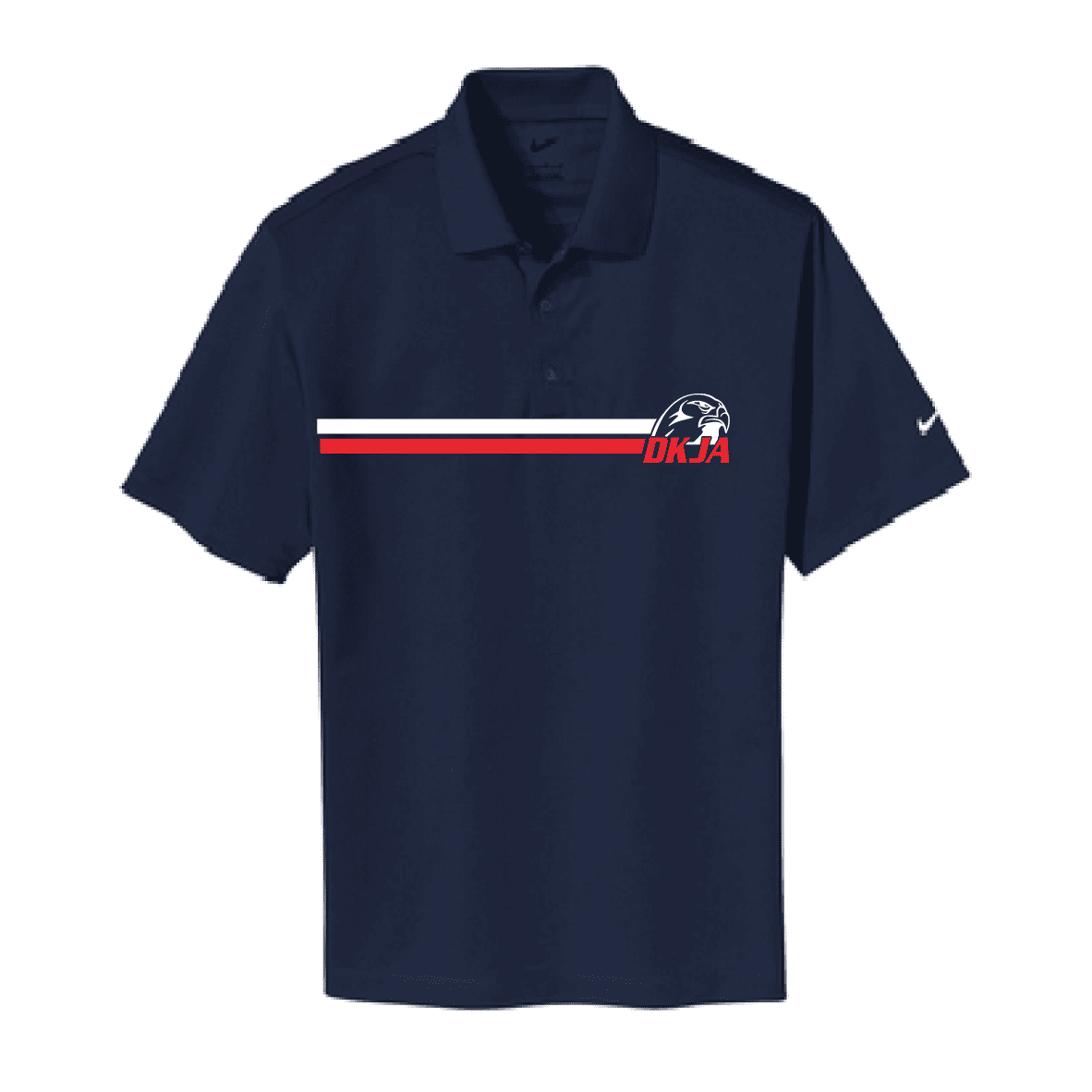 DKJA STRIPE ADULT NIKE DRI-FIT POLO