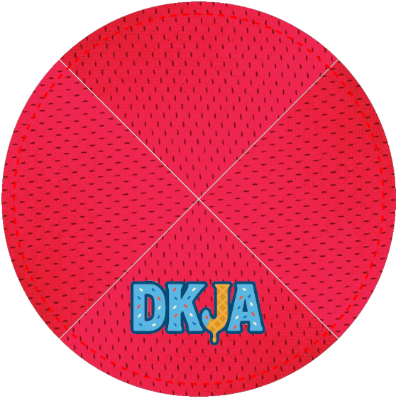 RED MESH KLIPPED KIPPAH