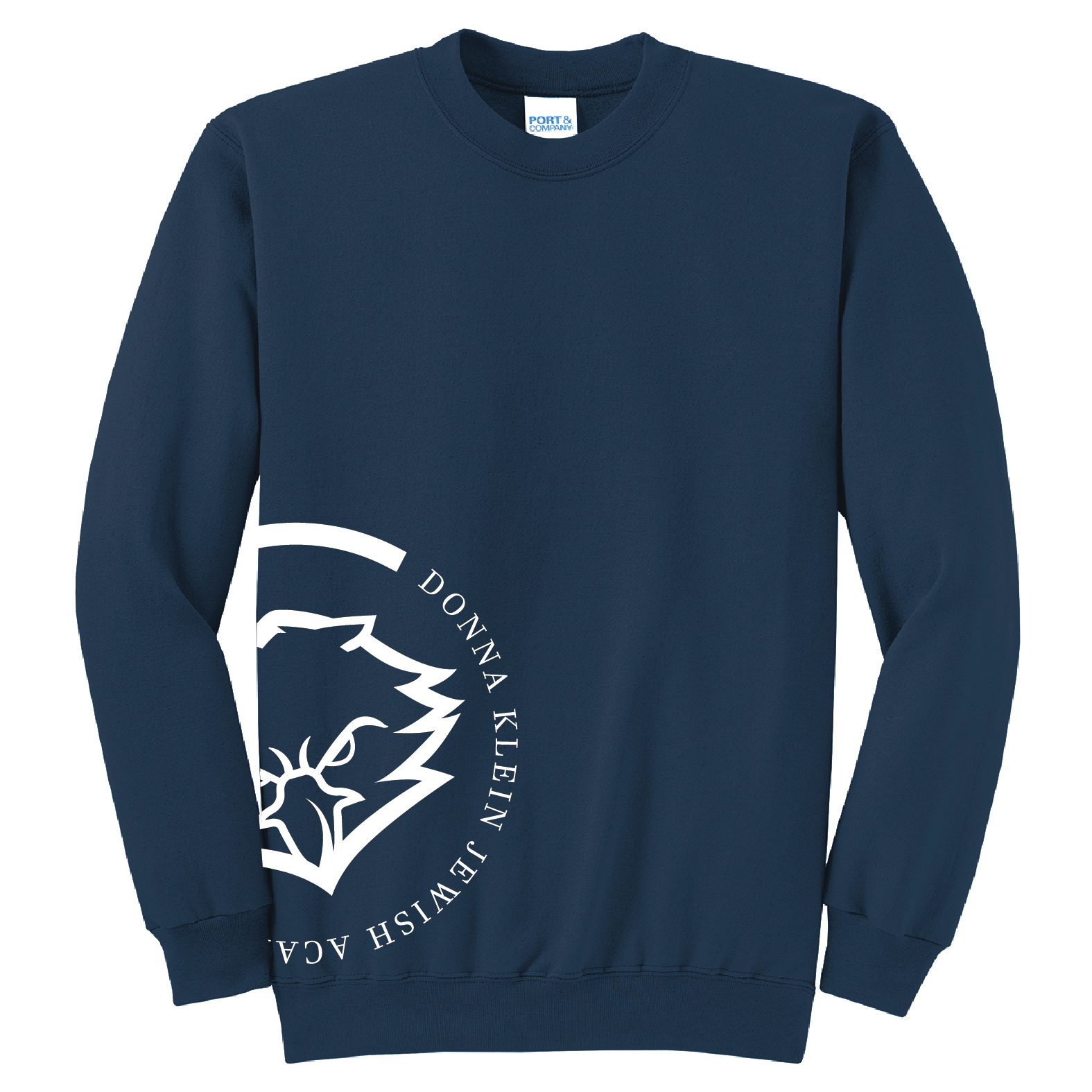 Donna Klein Eagle Crest Crewneck